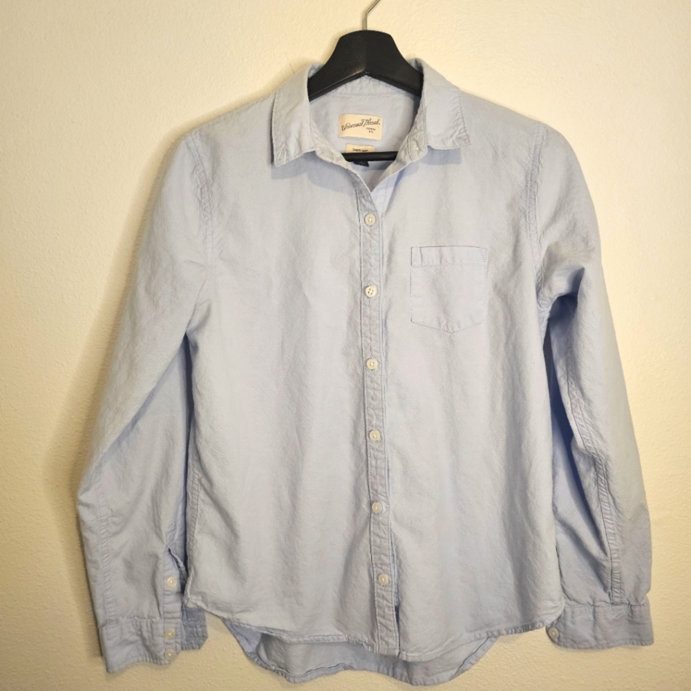 Blue button up shirt size Small